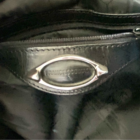 Francesco Biasia Croco Trim Leather Bag Never Used - Picture 7 of 9